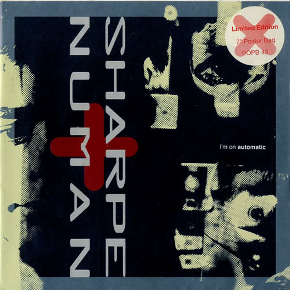 Sharpe & Numan I'm On Automatic - Poster Sleeve UK 7" vinyl single (7 inch record / 45) POPB43