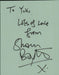 Shaun Baxter Page Of An Autograph Book UK memorabilia AUTOGRAPH