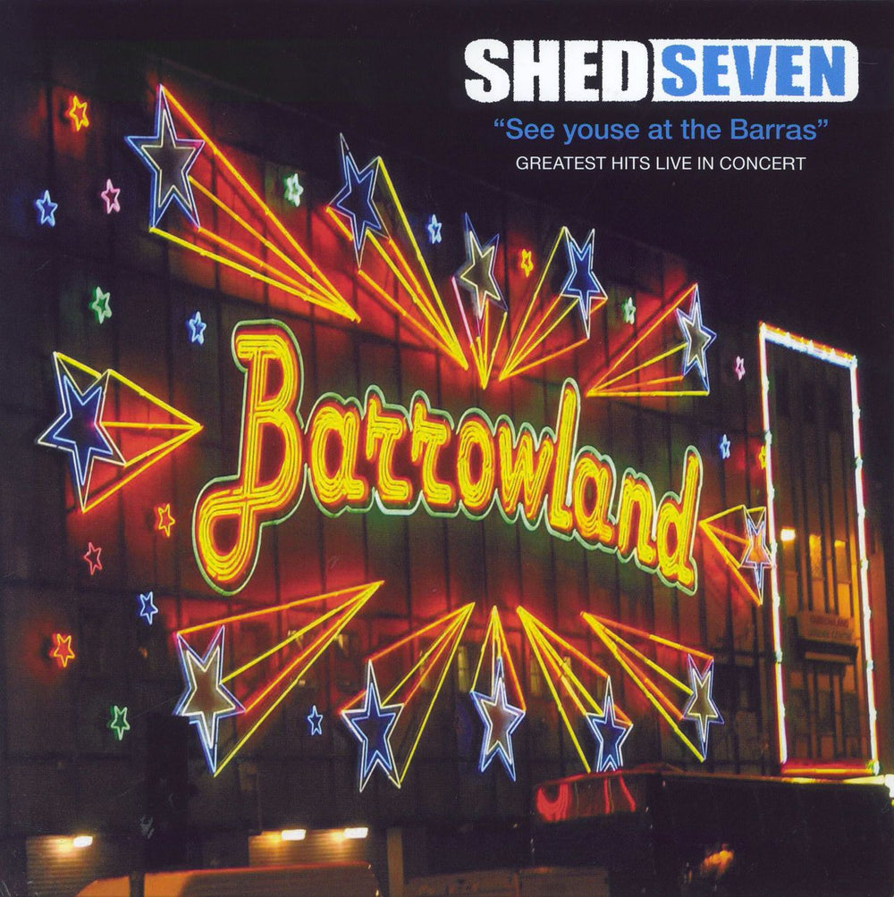 Shed Seven See Youse At The Barras UK vinyl LP album (LP record) SECLP160