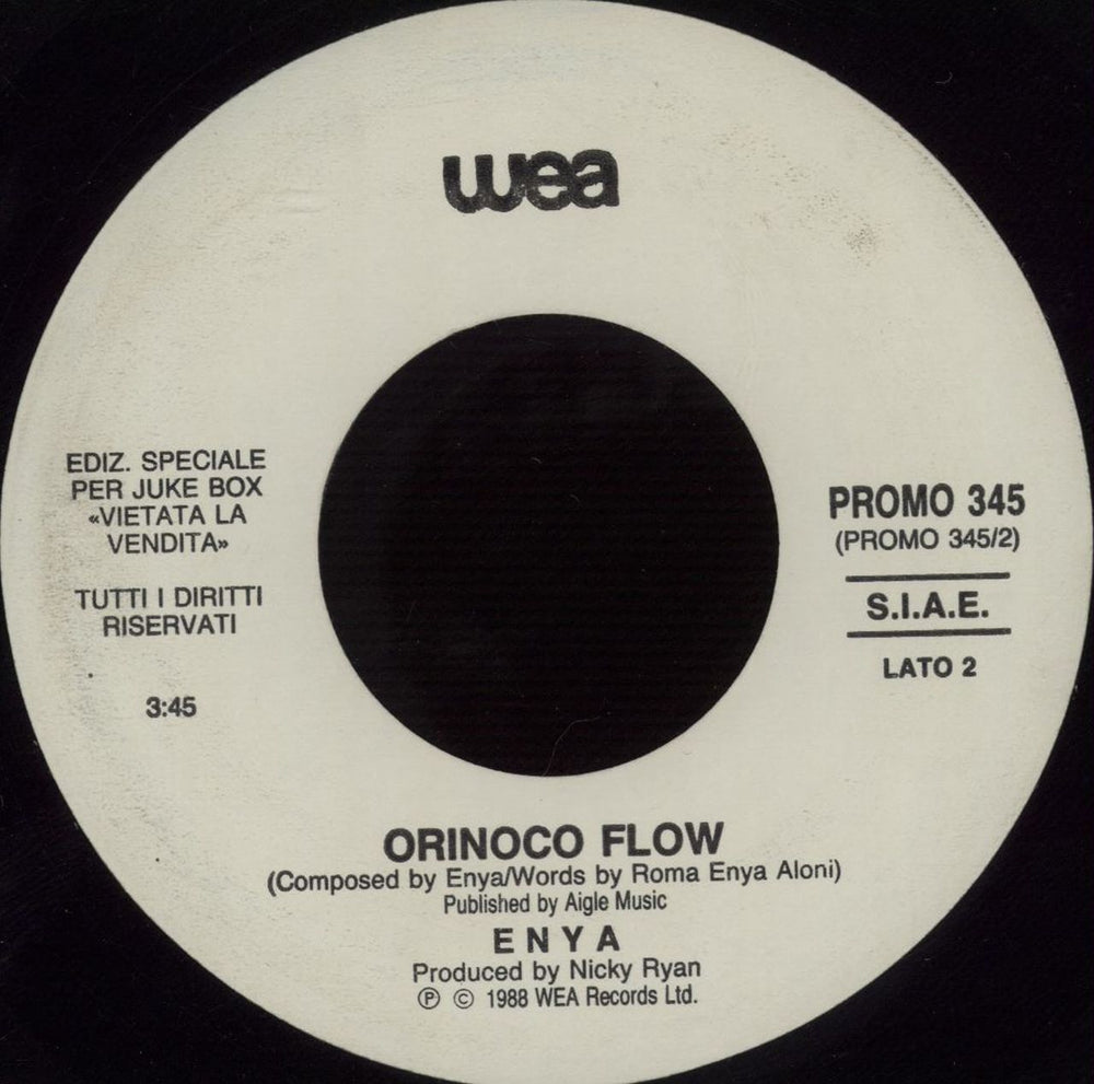 Sheena Easton The Lover In Me / Orinoco Flow - Jukebox Italian Promo 7" vinyl single (7 inch record / 45) EAS07TH666620