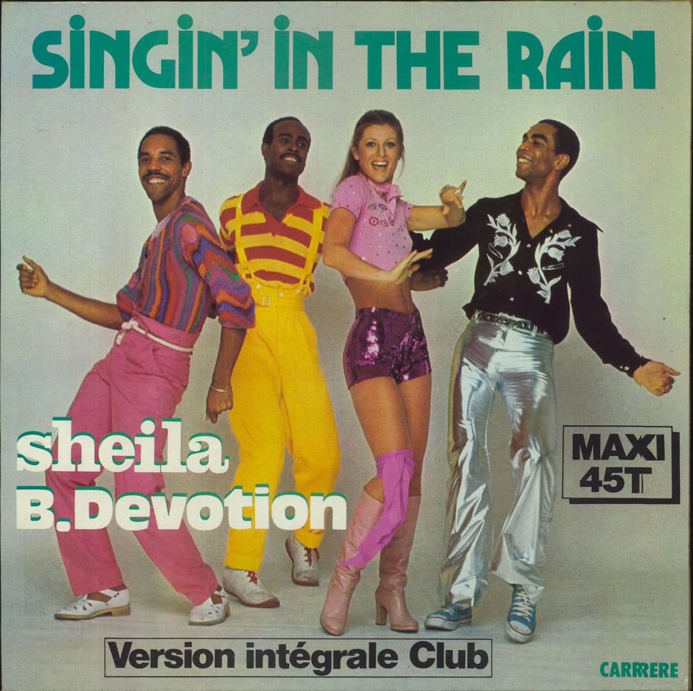 Sheila & B Devotion Singin' In The Rain - Factory Sample French Promo 12" vinyl single (12 inch record / Maxi-single) 12EMI2751