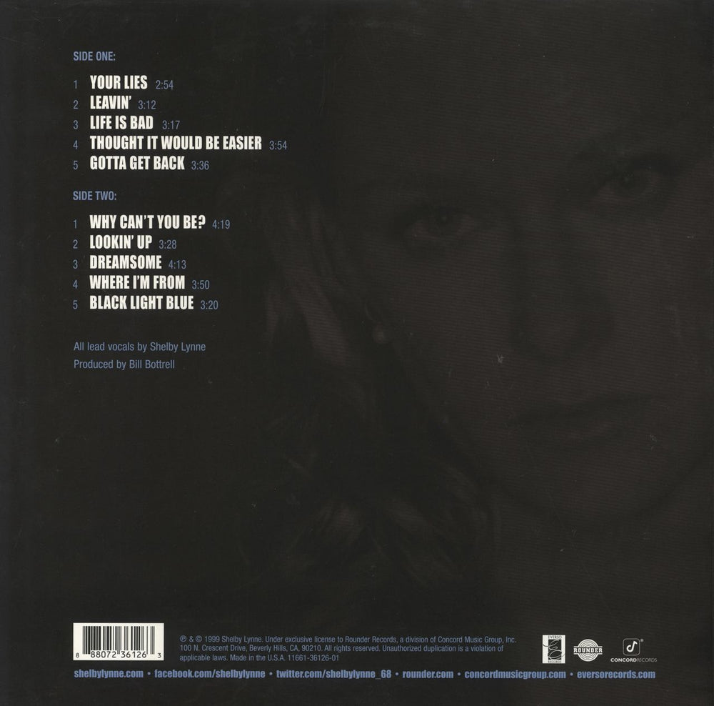 Shelby Lynne I Am Shelby Lynne - 180gram US vinyl LP album (LP record) 888072361263