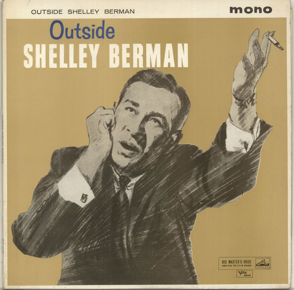 Shelley Berman Outside Shelley Berman UK vinyl LP album (LP record) CLP1367