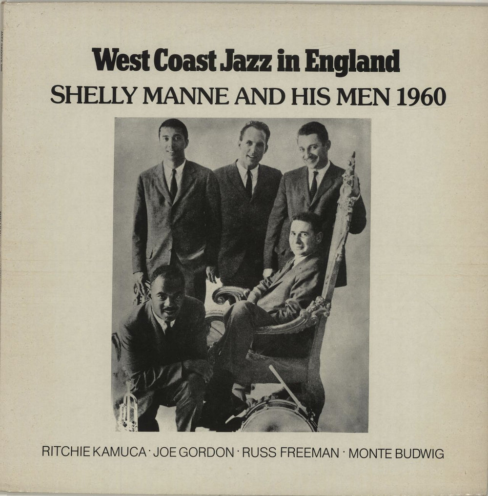 Shelly Manne West Coast Jazz In England UK vinyl LP album (LP record) JG006