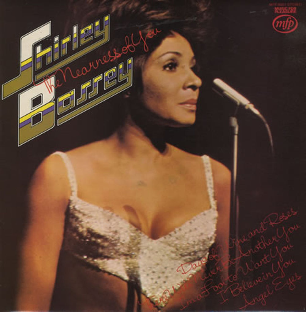 Shirley Bassey The Nearness Of You UK vinyl LP album (LP record) MFP50207