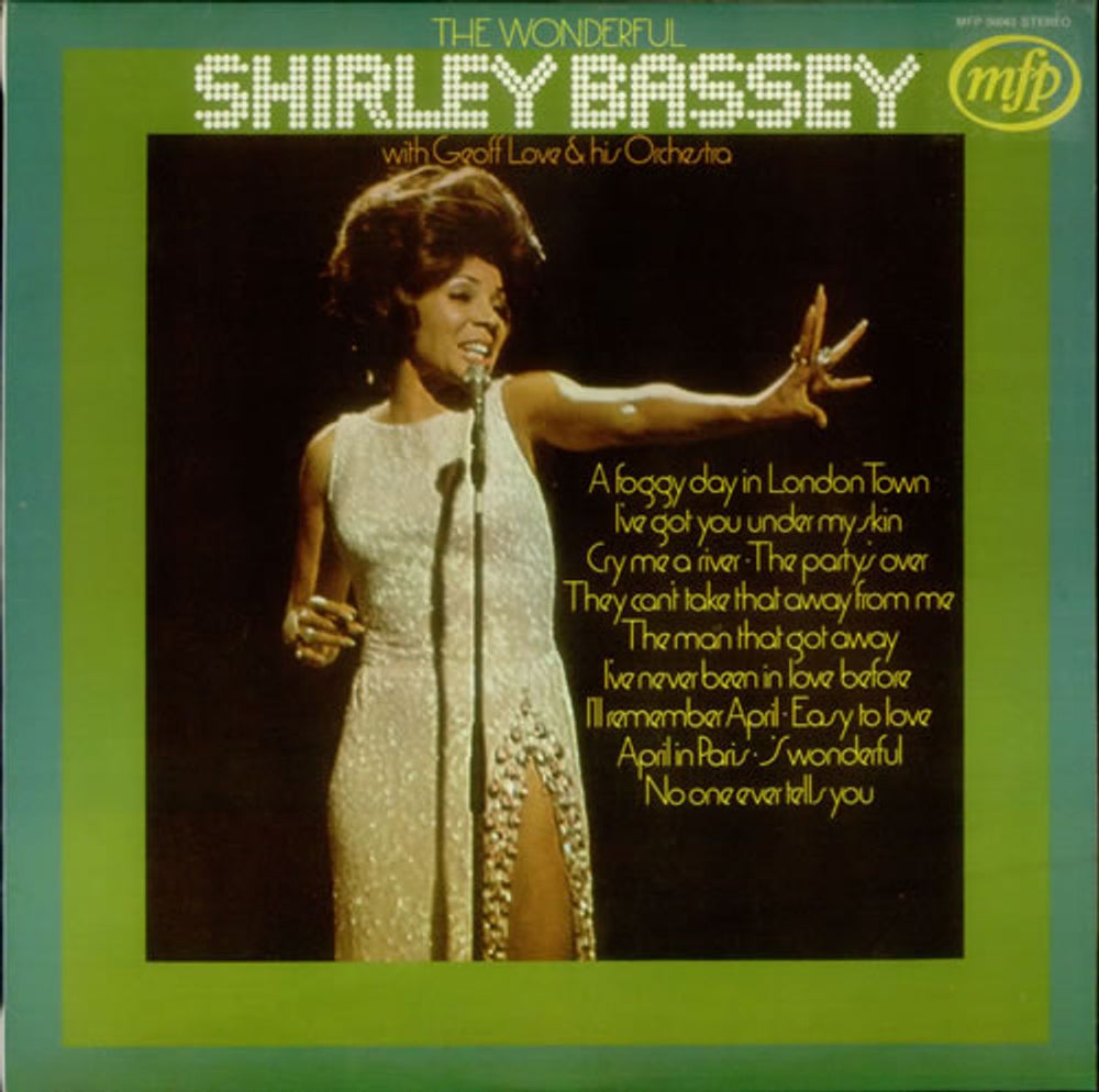 Shirley Bassey The Wonderful Shirley Bassey Dutch vinyl LP album (LP record) MFP50043