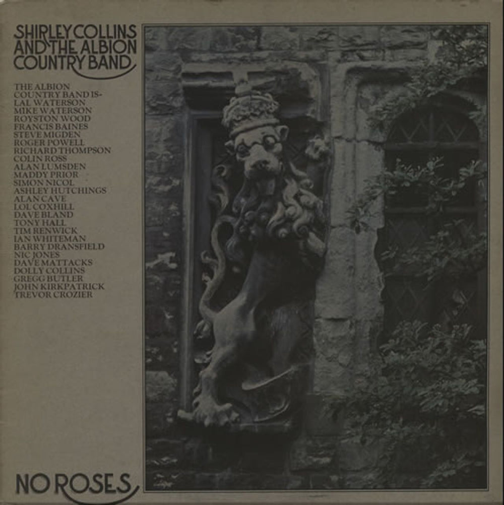 Shirley Collins No Roses - 2nd UK vinyl LP album (LP record) CREST11