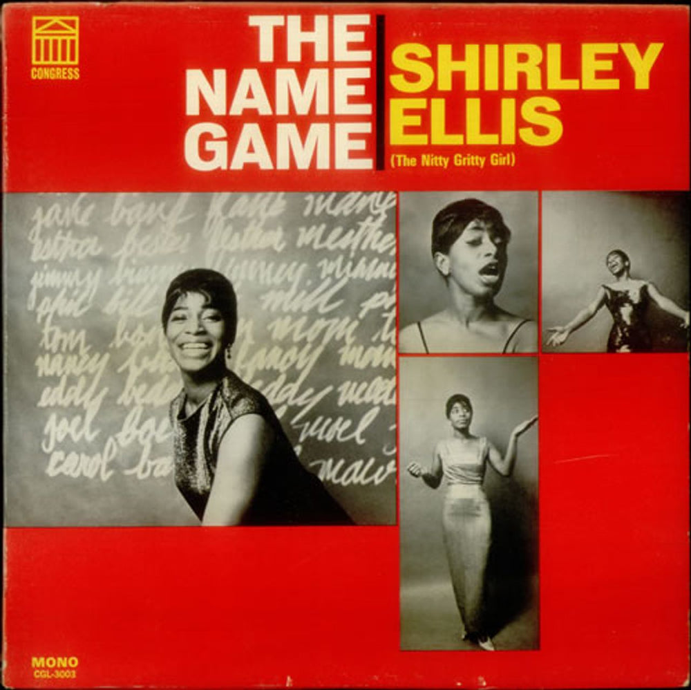 Shirley Ellis The Name Game US vinyl LP album (LP record) CGL-3003