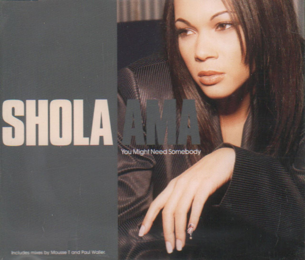 Shola Ama You Might Need Somebody UK CD single (CD5 / 5") WEA097CD2