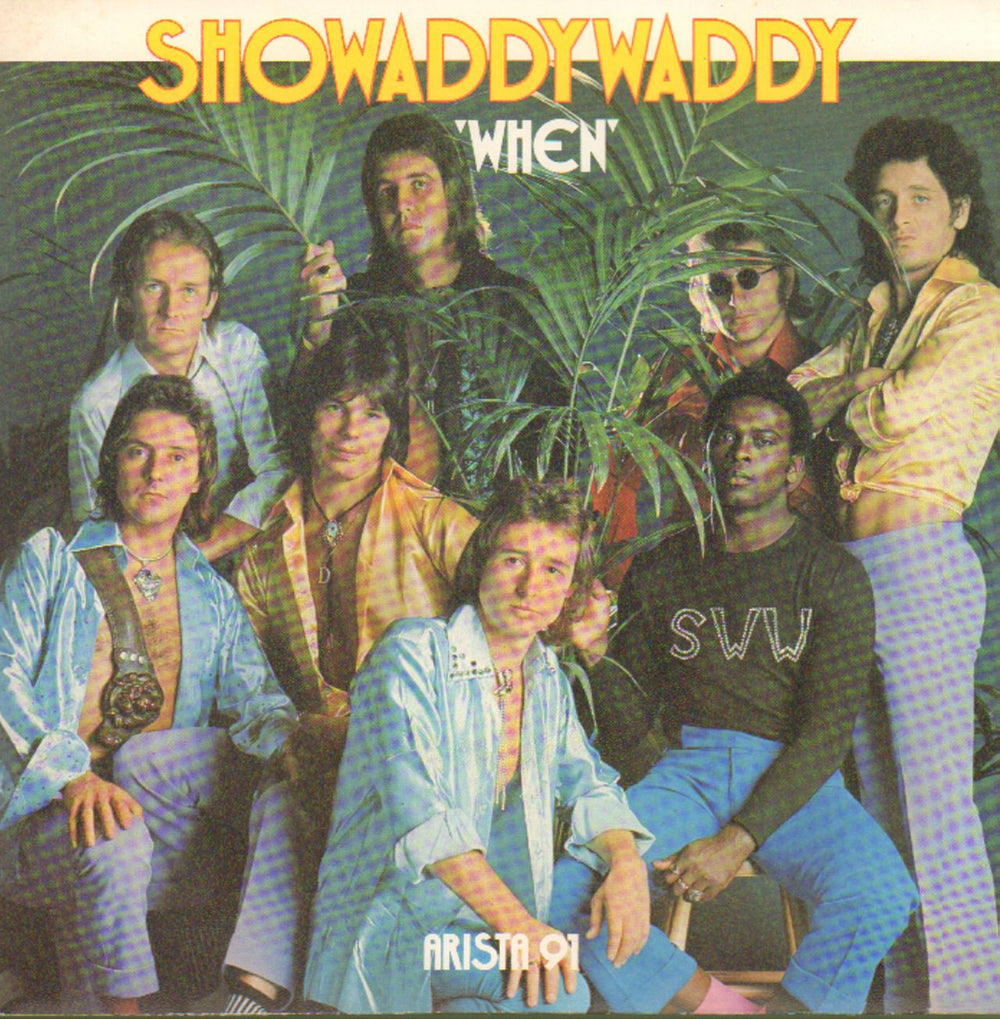 Showaddywaddy When - P/s UK 7" vinyl single (7 inch record / 45) ARISTA91