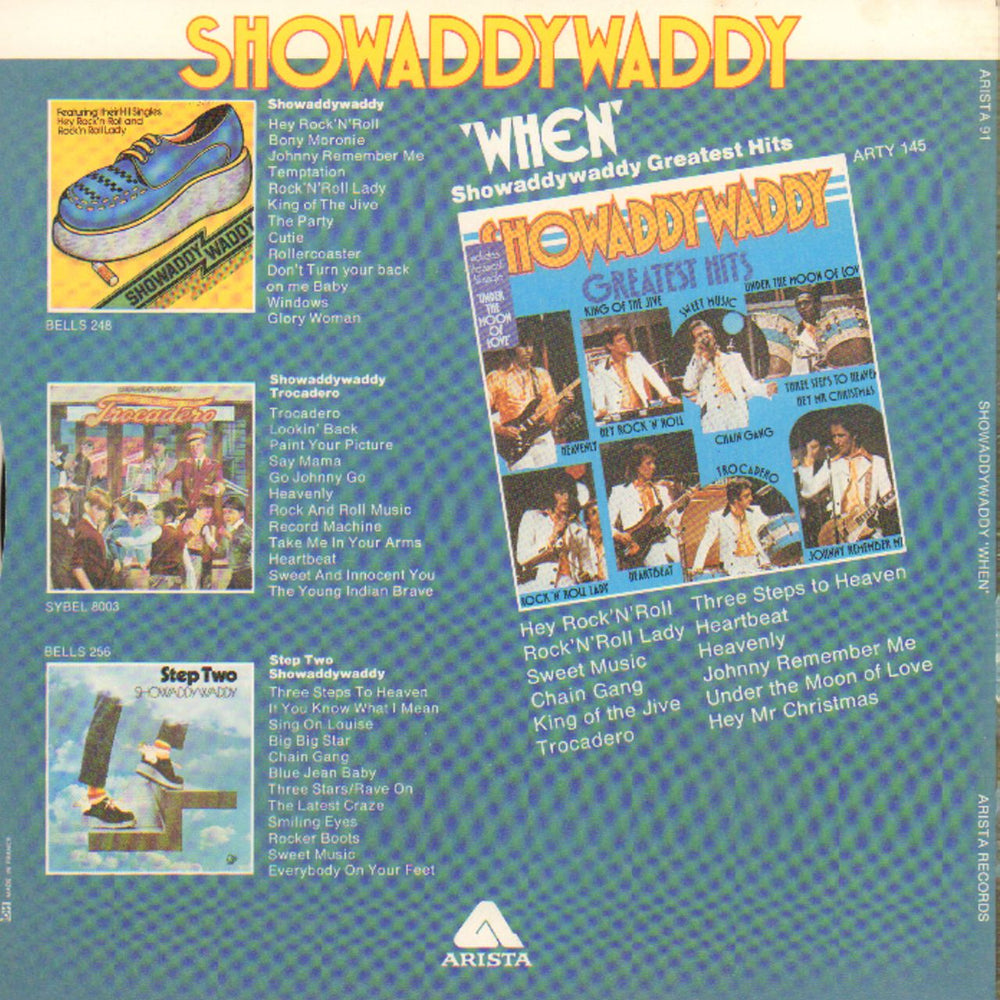 Showaddywaddy When - P/s UK 7" vinyl single (7 inch record / 45) SDY07WH643295