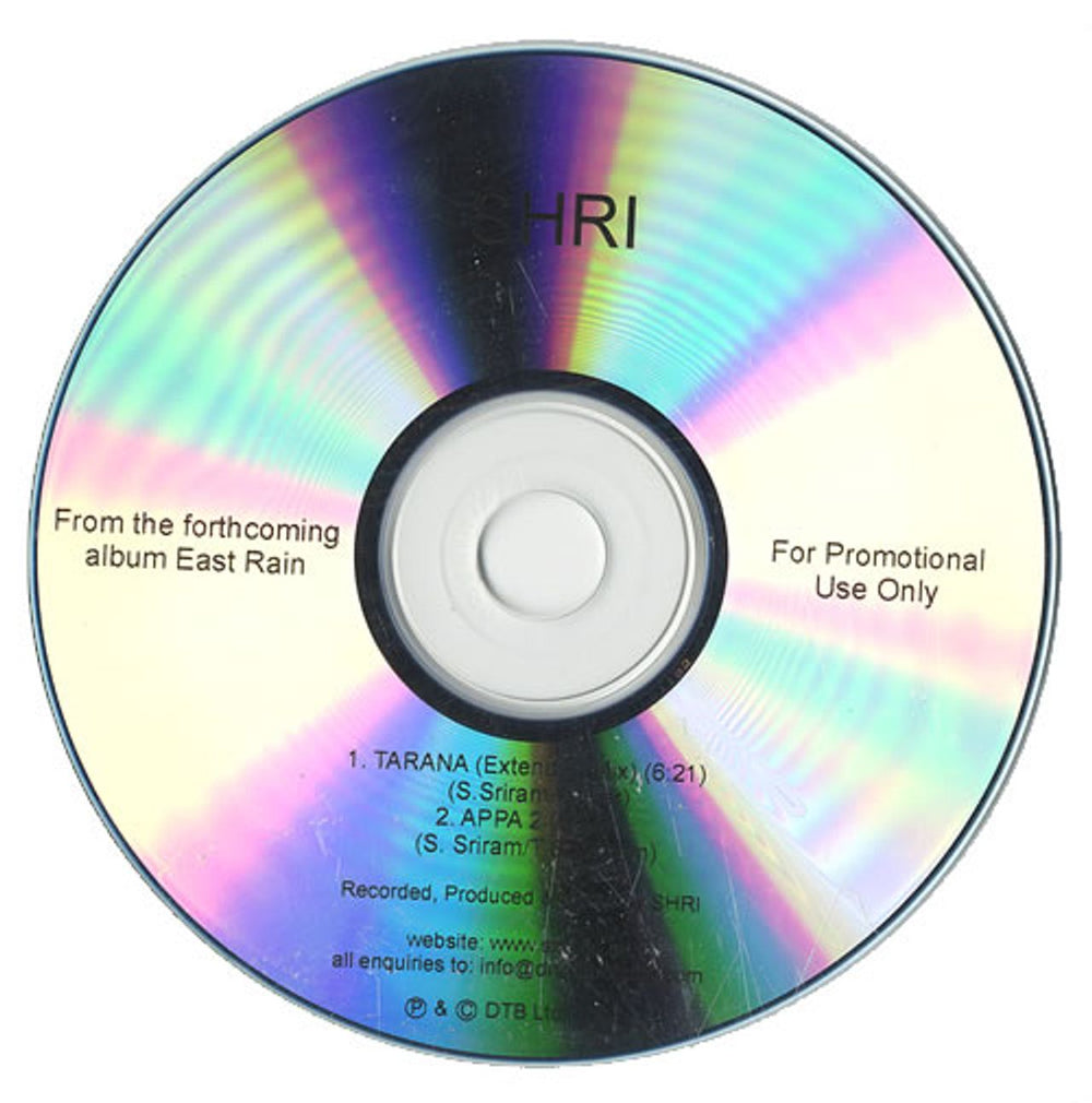 Shri Tarana UK Promo CD-R acetate CD-R ACETATE