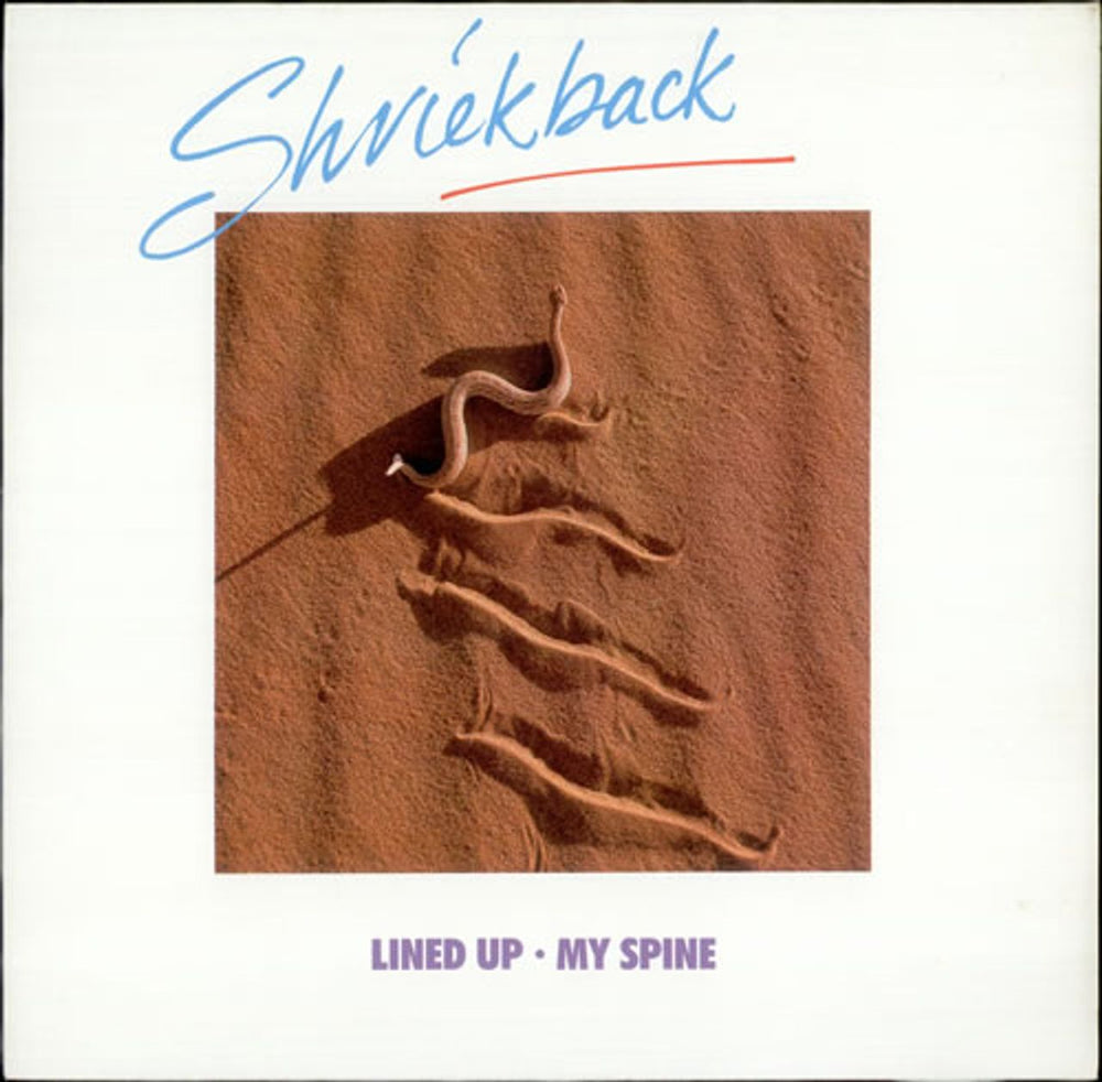 Shriekback Lined Up / My Spine UK 12" vinyl single (12 inch record / Maxi-single) YT106