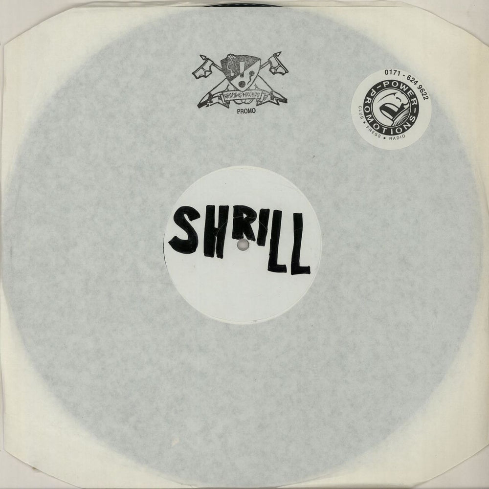 Shrill Twinker UK Promo 12" vinyl single (12 inch record / Maxi-single) HON3