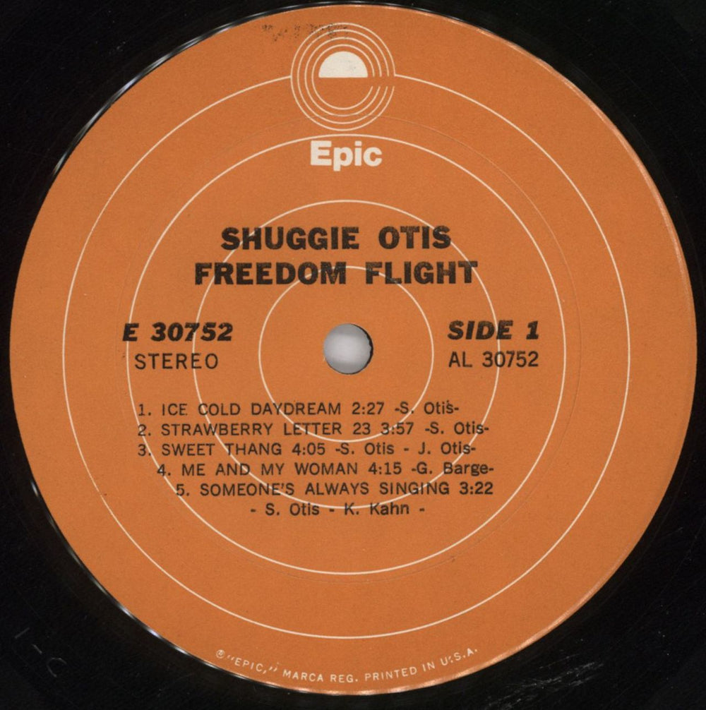 Shuggie Otis Freedom Flight US vinyl LP album (LP record) SGOLPFR819983