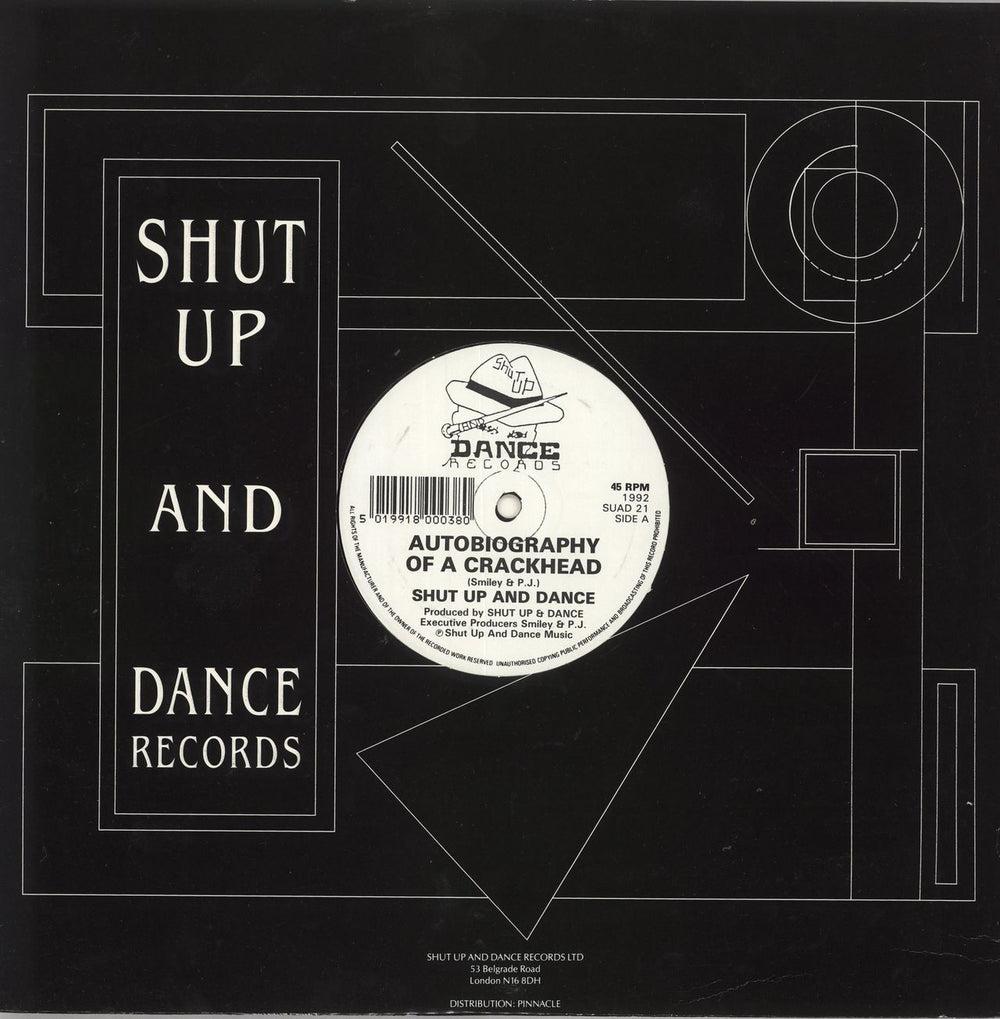 Shut Up And Dance Autobiography Of A Crackhead UK 12" vinyl single (12 inch record / Maxi-single) SUAD21