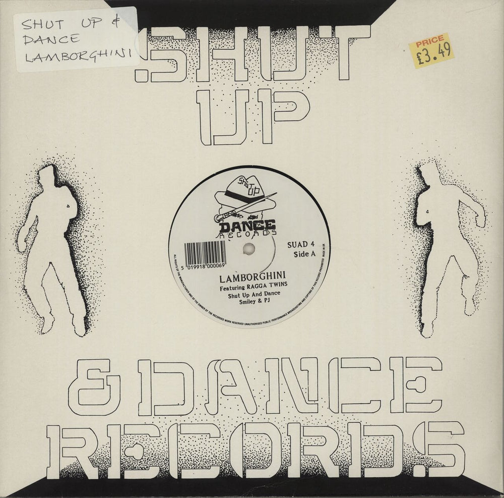 Shut Up And Dance Lamborghini UK 12" vinyl single (12 inch record / Maxi-single) SUAD4