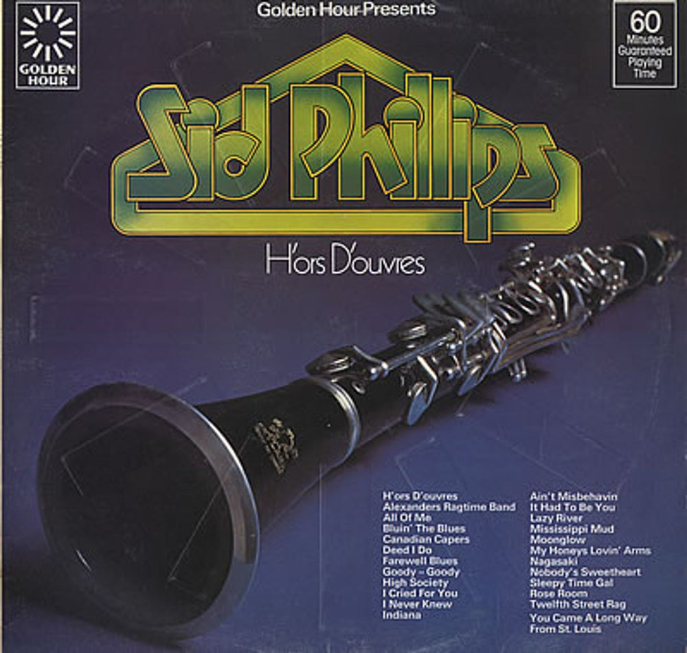 Sid Phillips Hors D'ouevres UK vinyl LP album (LP record) GH622