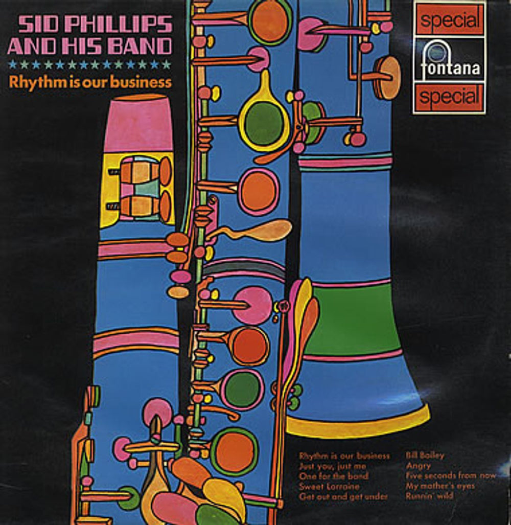 Sid Phillips Rhythm Is Our Business UK vinyl LP album (LP record) 6438026