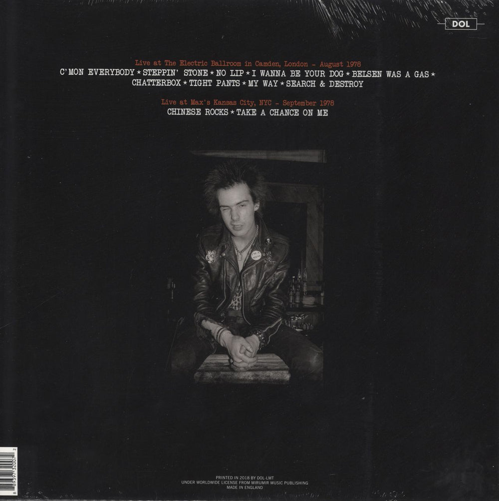 Sid Vicious I'm A Mess - 180gm - Sealed UK vinyl LP album (LP record) 889397320072