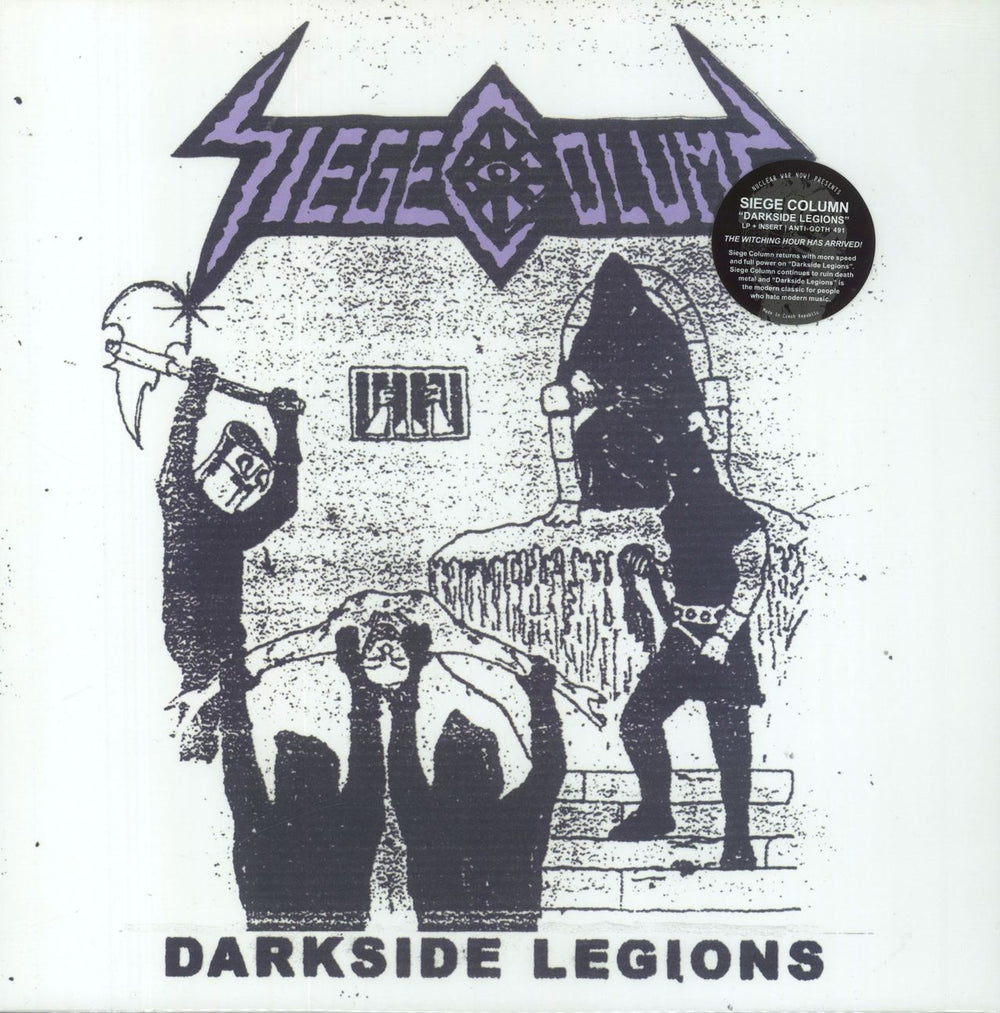 Siege Column Darkside Legions US vinyl LP album (LP record) ANTI-GOTH491