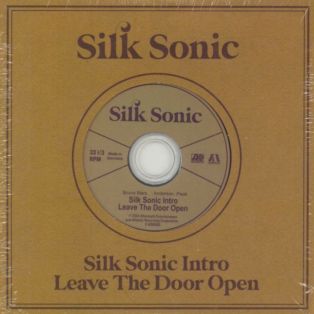 Silk Sonic Leave The Door Open German CD single (CD5 / 5") 2-658998