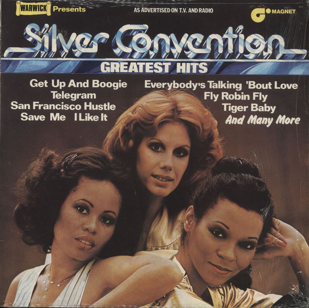 Silver Convention Greatest Hits UK vinyl LP album (LP record) MAG6001