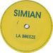 Simian La Breeze UK Promo 7" vinyl single (7 inch record / 45) SOURDJ069