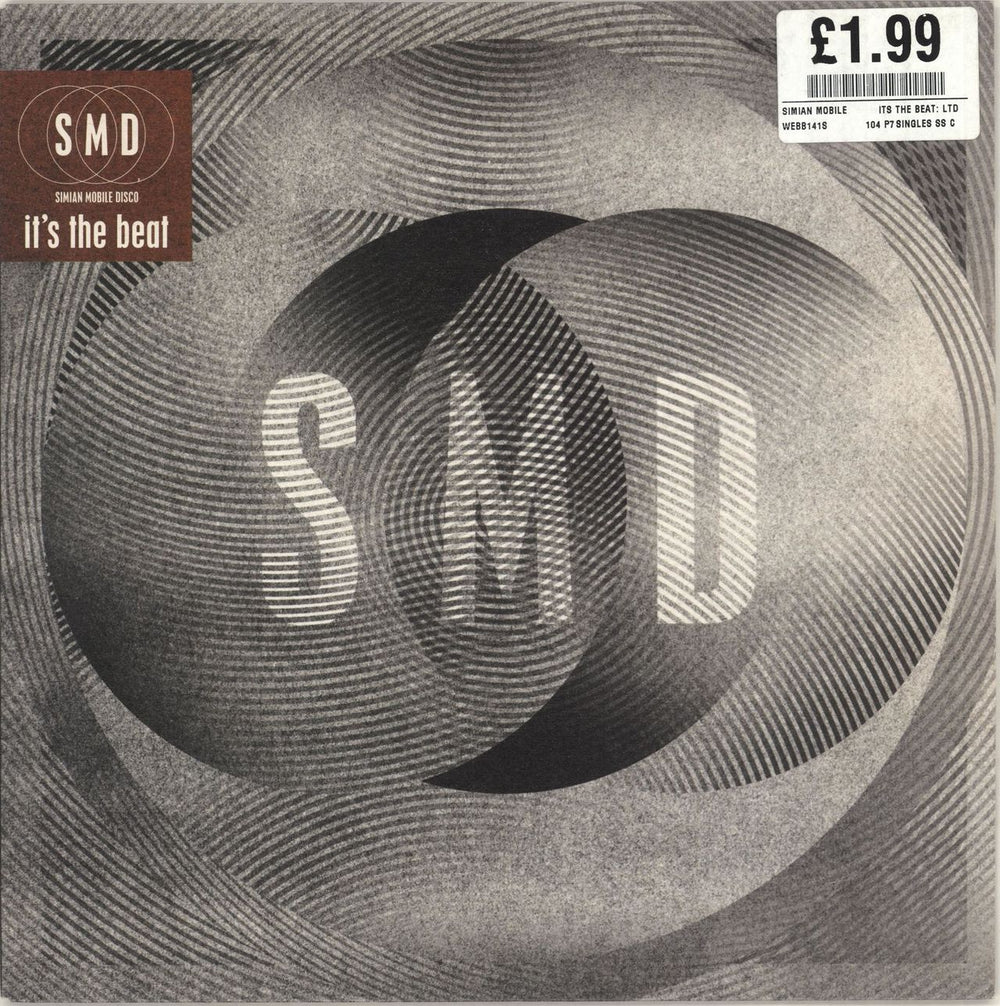 Simian Mobile Disco It's The Beat - Violet Vinyl UK 7" vinyl single (7 inch record / 45) WEBB141S