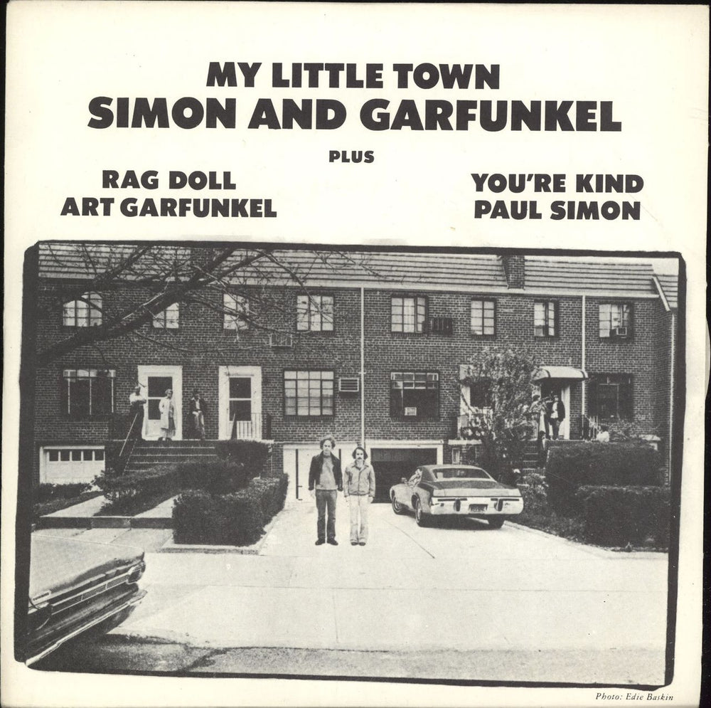 Simon & Garfunkel My Little Town Italian 7" vinyl single (7 inch record / 45) CBS3712