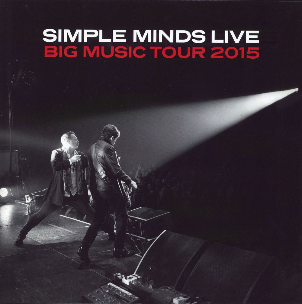 Simple Minds Big Music Tour 2015 - RSD16 - Red Vinyl UK 2-LP vinyl record set (Double LP Album) DEMREC159