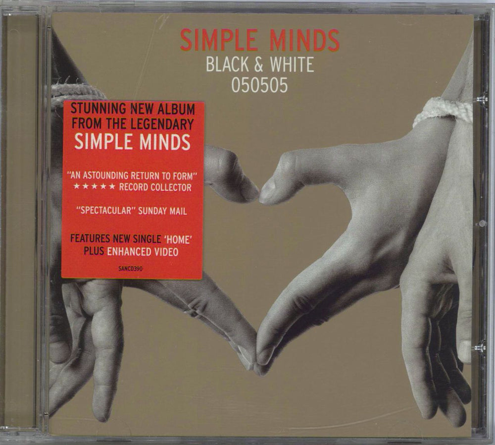 Simple Minds Black & White 050505 UK CD album (CDLP) SANCD390