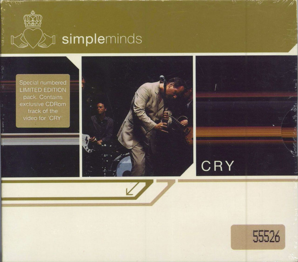 Simple Minds Cry - Limited Slipcase CD-Rom Edition German CD album (CDLP) EAGLT196