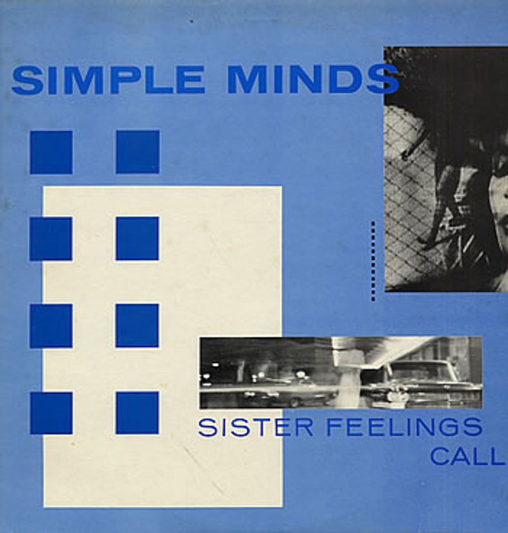 Simple Minds Sister Feelings Call UK vinyl LP album (LP record) OVED2