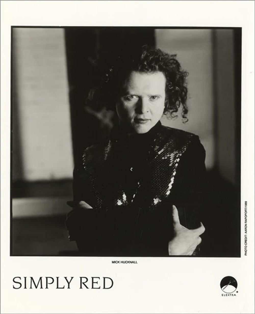 Simply Red A New Flame + Mick Hucknall Publicity Photo US Promo media press pack PRESS PACK