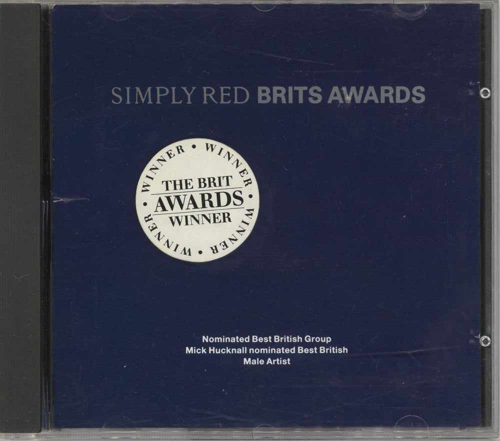 Simply Red Brits Awards UK Promo CD single (CD5 / 5") SAM1140