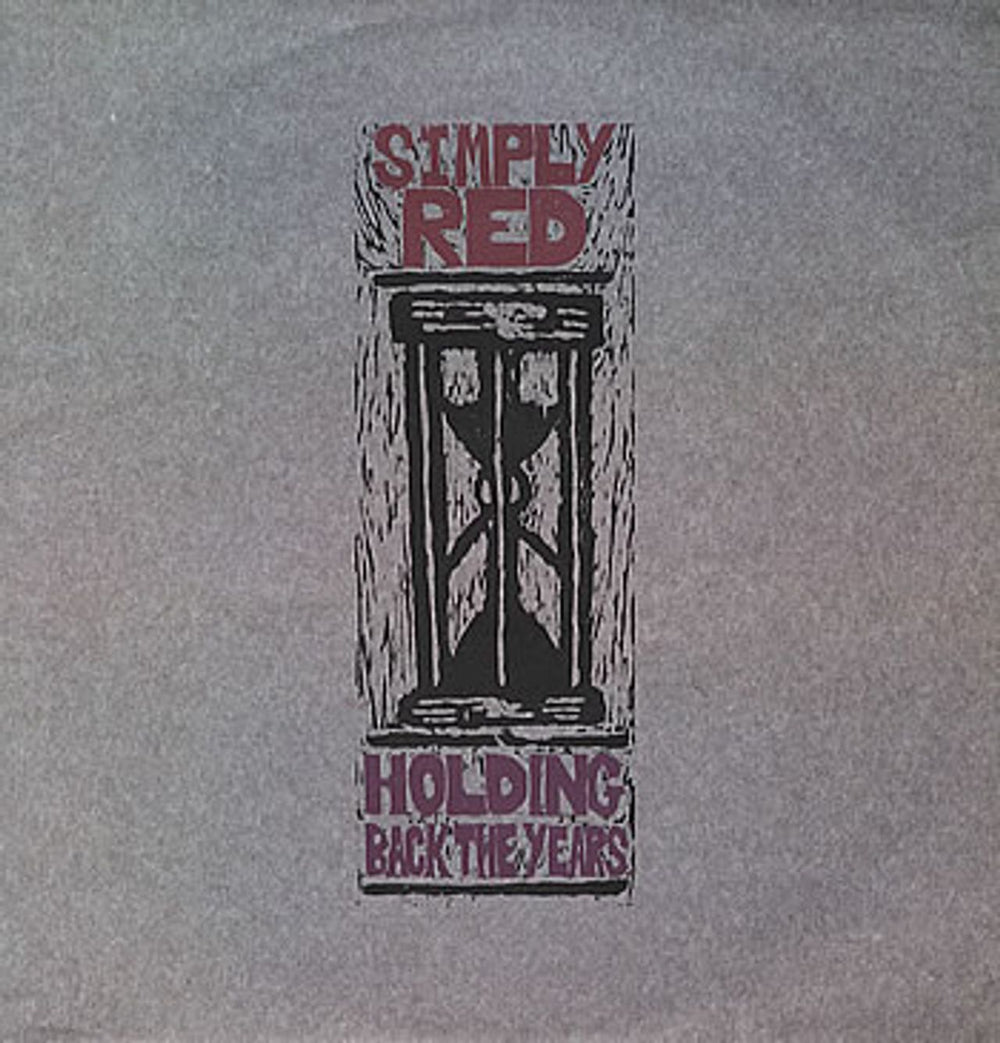 Simply Red Holding Back The Years UK 12" vinyl single (12 inch record / Maxi-single) EKR29T