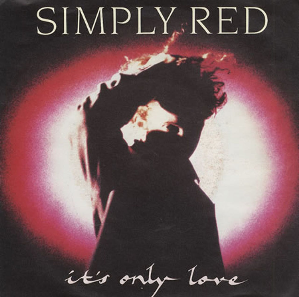 Simply Red It's Only Love UK 7" vinyl single (7 inch record / 45) YZ349