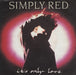 Simply Red It's Only Love UK 7" vinyl single (7 inch record / 45) YZ349