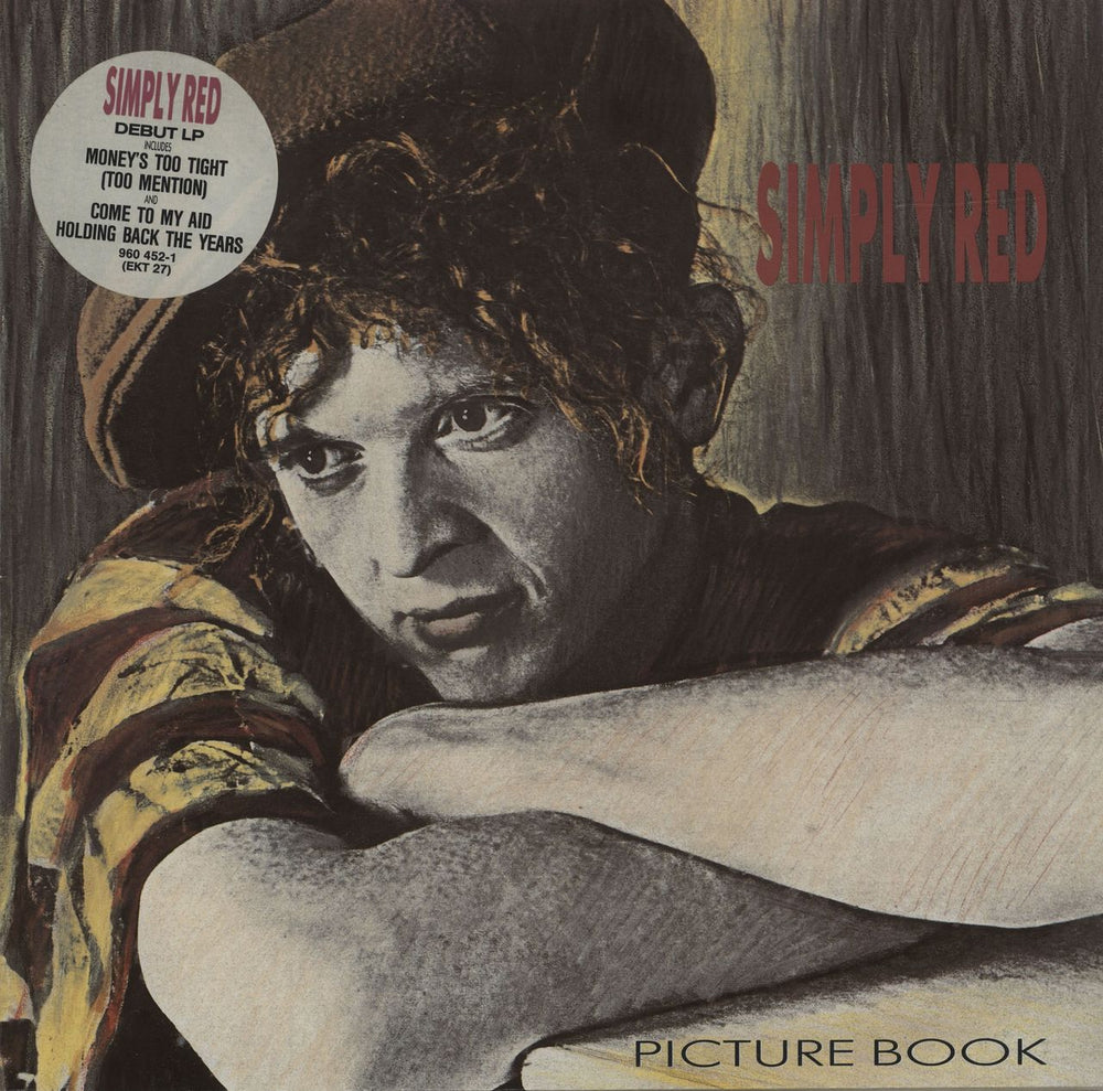 Simply Red Picture Book - Stickered German vinyl LP album (LP record) 960452-1