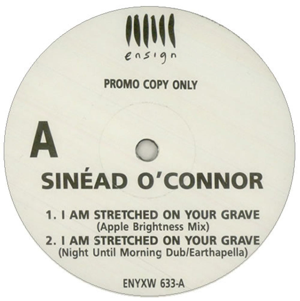 Sinead O'Connor I Am Stretched On Your Grave - Apple Brightness Mix UK Promo 12" vinyl single (12 inch record / Maxi-single) ENYXW633