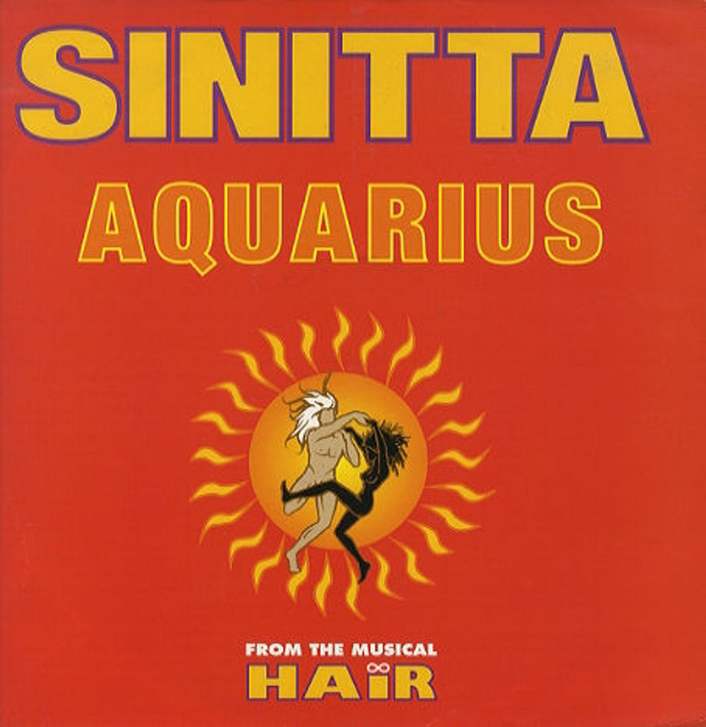 Sinitta Aquarius UK 12" vinyl single (12 inch record / Maxi-single) 12EM291