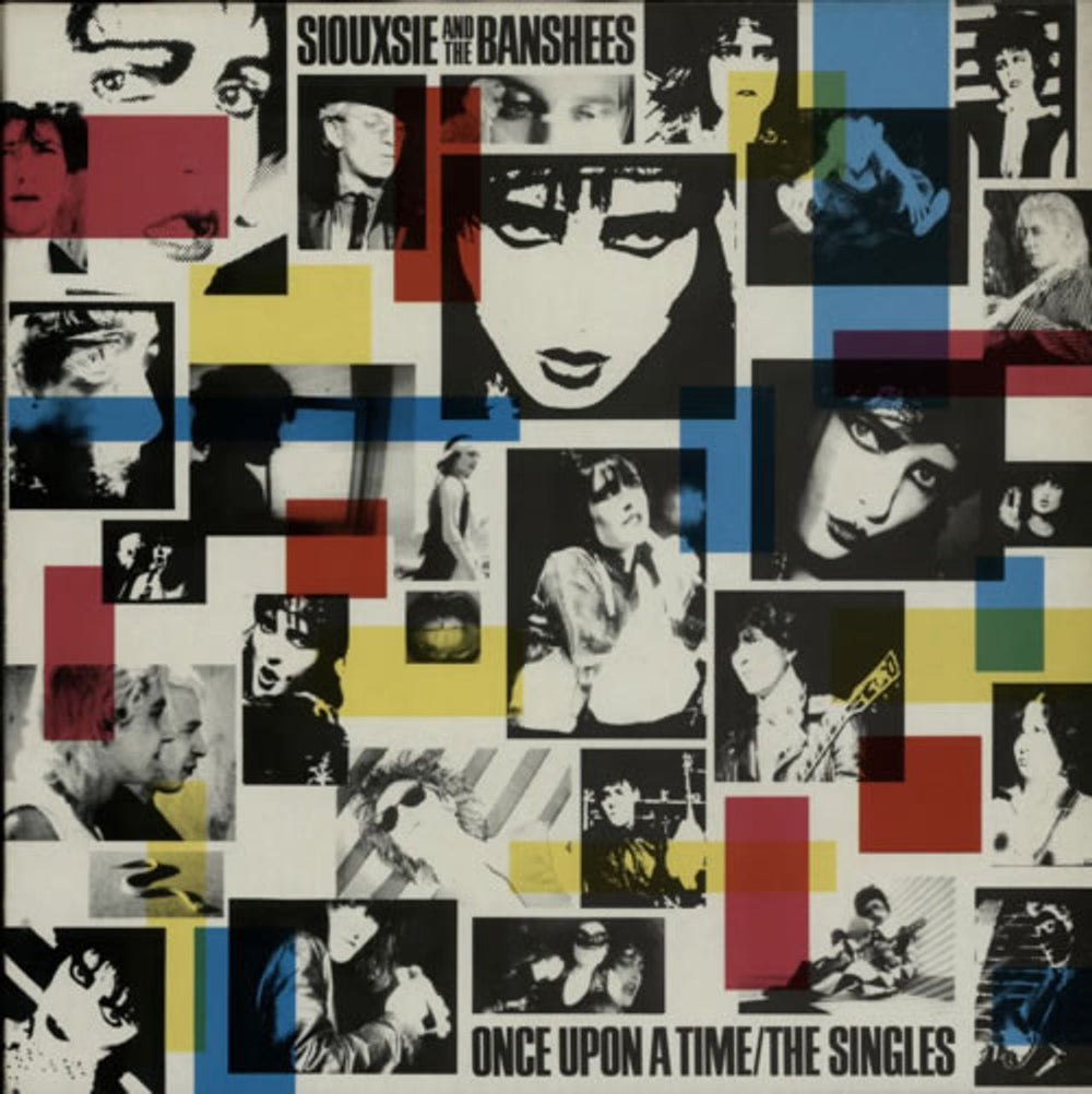 Siouxsie & The Banshees Once Upon A Time / The Singles + Insert UK vinyl LP album (LP record) POLD5156