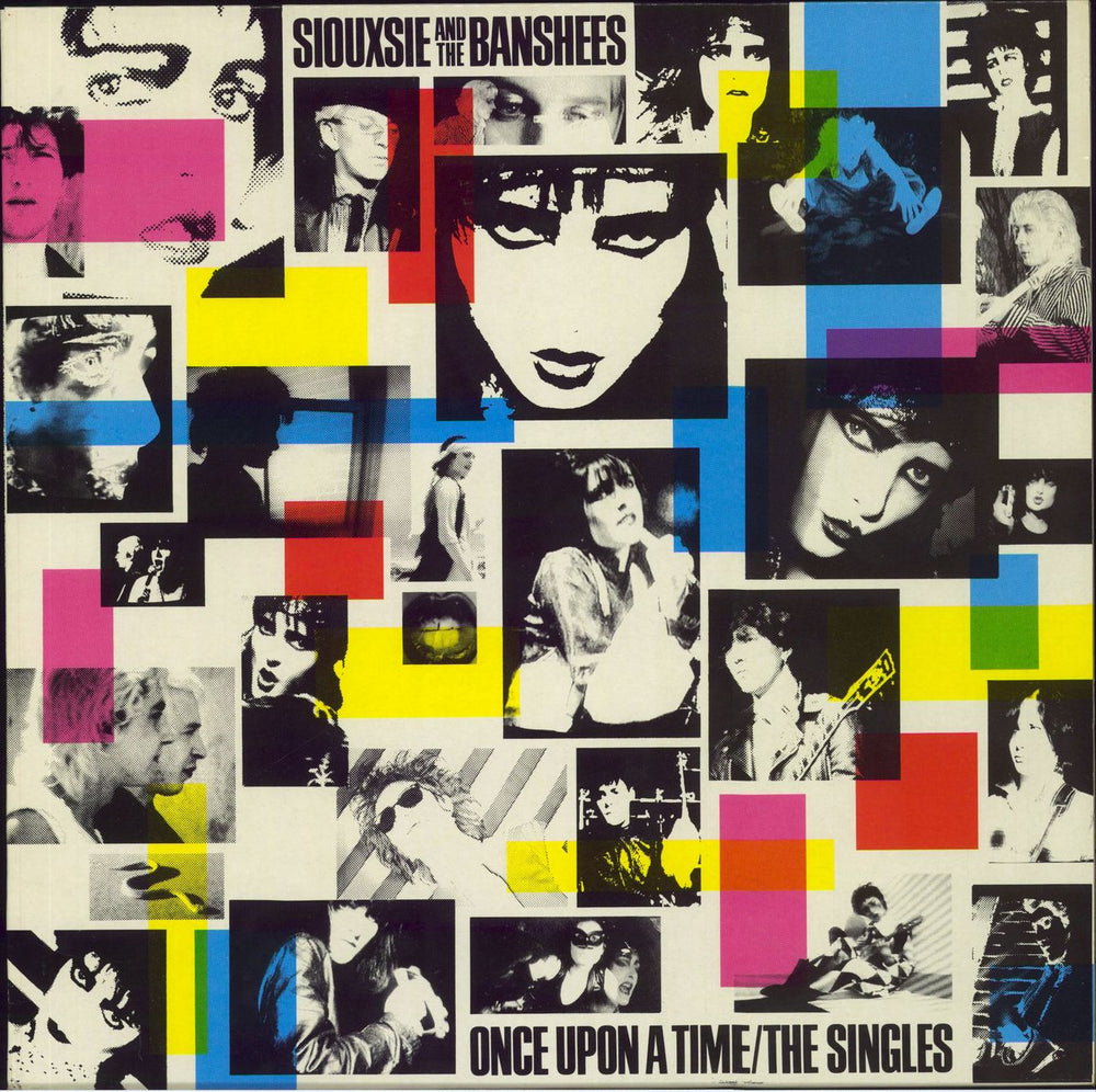 Siouxsie & The Banshees Once Upon A Time / The Singles + Pin-up - EX UK vinyl LP album (LP record) POLS1056