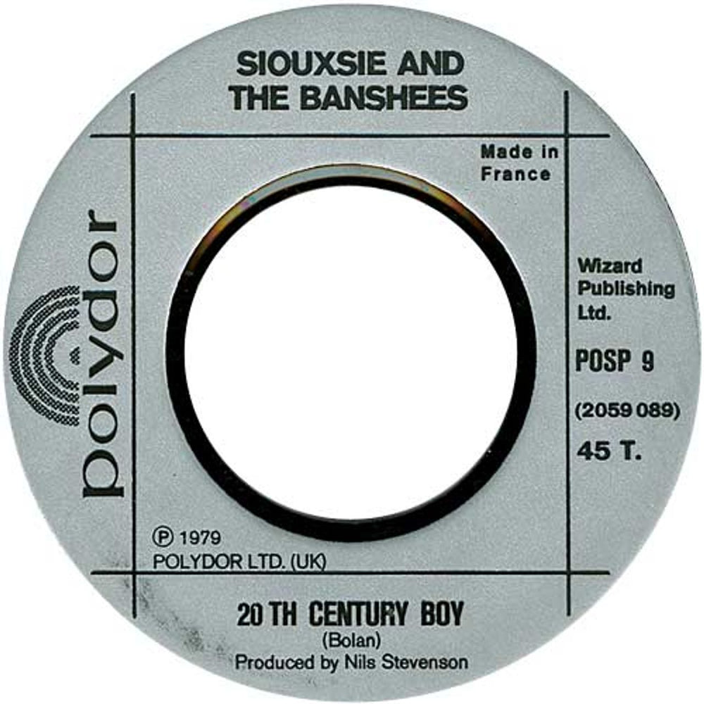 Siouxsie & The Banshees The Staircase (Mystery) - Jukebox UK 7" vinyl single (7 inch record / 45) SIO07TH592978