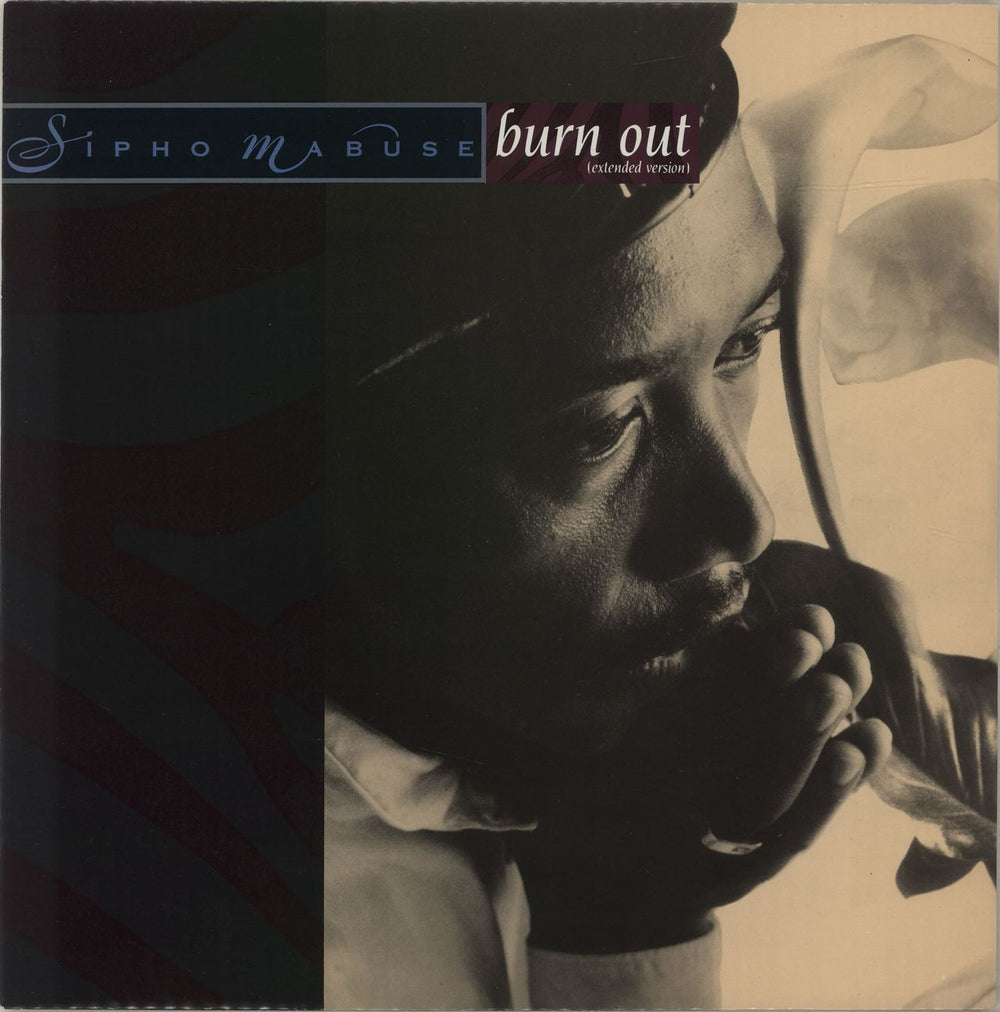 Sipho Mabuse Burn Out (Extended Version) UK 12" vinyl single (12 inch record / Maxi-single) VS981-12