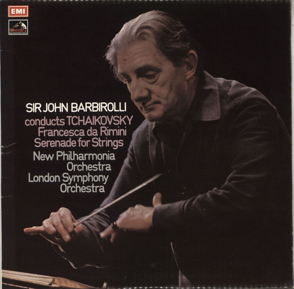 Sir John Barbirolli Sir John Barbirolli Conducts Tchaikovsky UK vinyl LP album (LP record) ASD2738