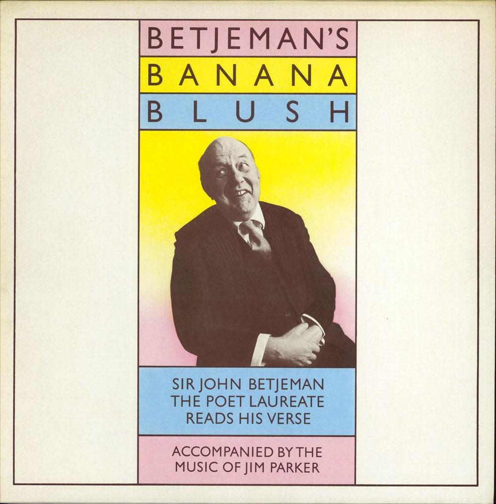 Sir John Betjeman Betjeman's Banana Blush UK vinyl LP album (LP record) CHC26