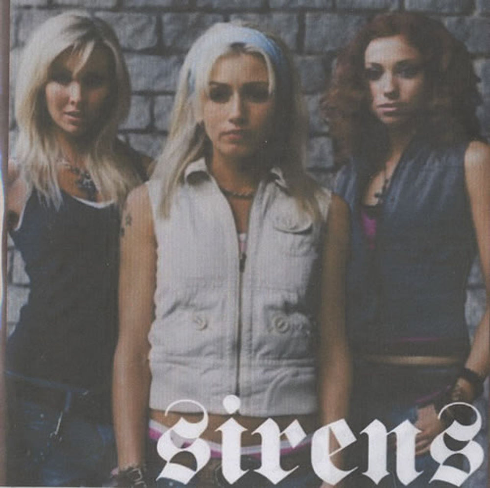 Sirens Own Thing UK Promo CD-R acetate CD-R ACETATE