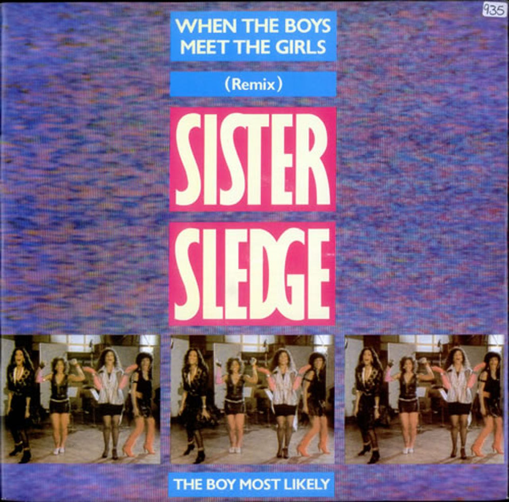 Sister Sledge When The Boys Meet The Girls UK 12" vinyl single (12 inch record / Maxi-single) A9486T